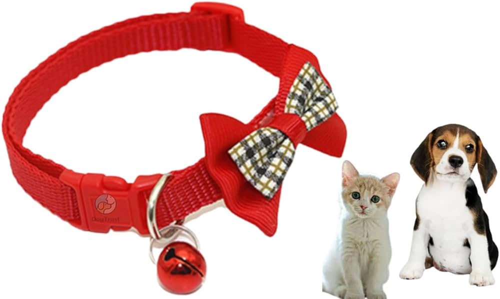 Picture of Unique Design bow/tie collar cat belt -Red