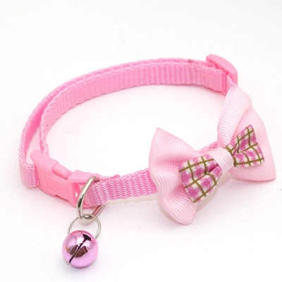 Picture of Unique Design bow/tie collar cat belt - Pink