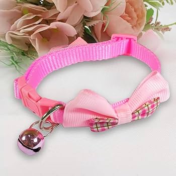 Picture of Unique Design bow/tie collar cat belt - Pink