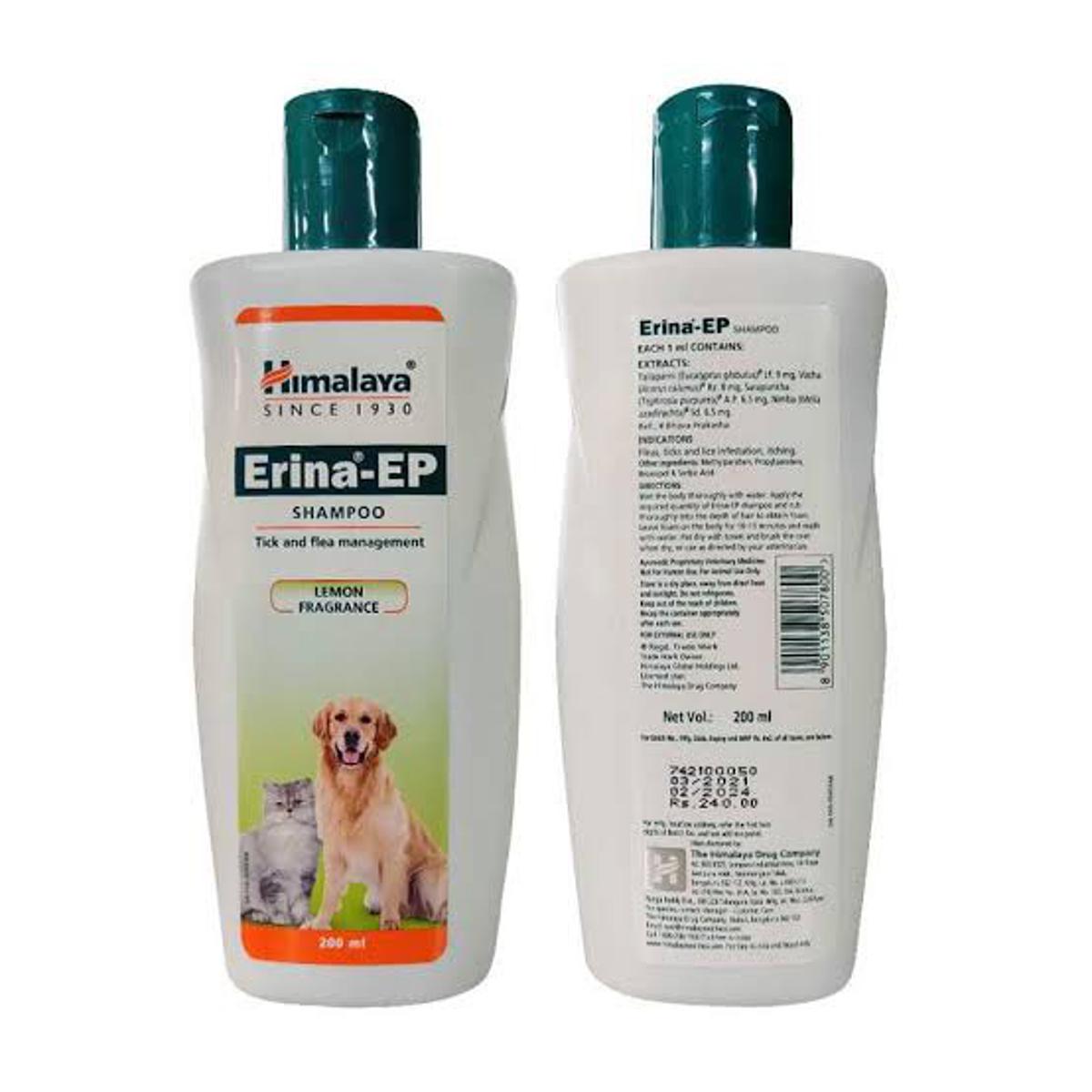 Picture of Erina-EP Tick and Flea Dog & Cat Shampoo 200ml