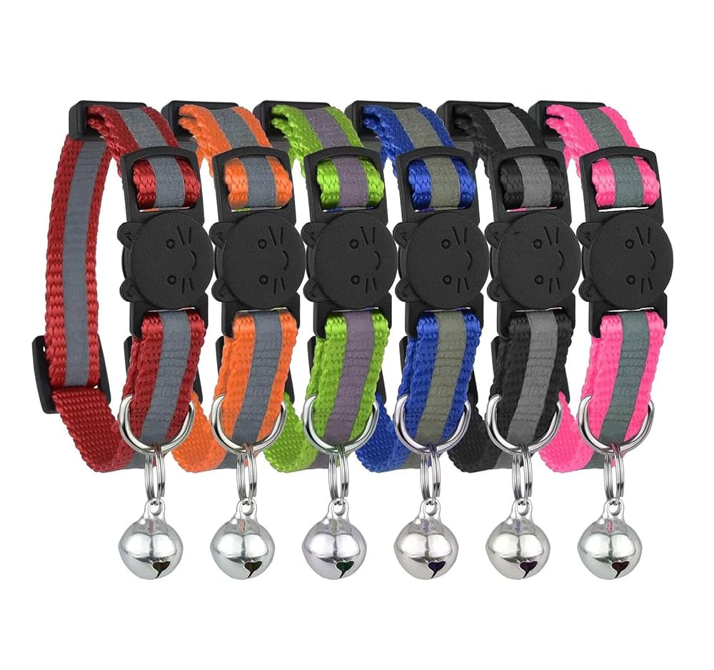 Picture of Bell Poppy For Beller Caller Caller Belt With Adjustable Reflective Pet Cat Caller With Strap Soft