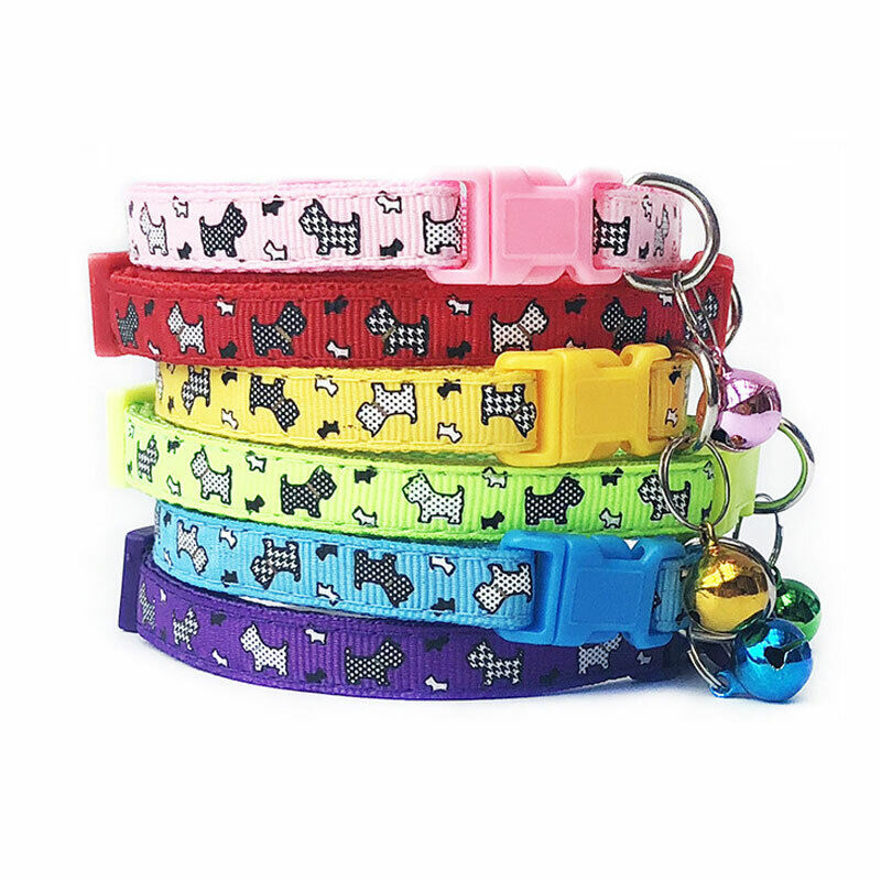 Picture of Puppy Neck Strap Soft For Small Dog Collars Cat Belt - Red