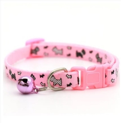 Picture of Puppy Neck Strap Soft For Small Dog Collars Cat Belt - Pink