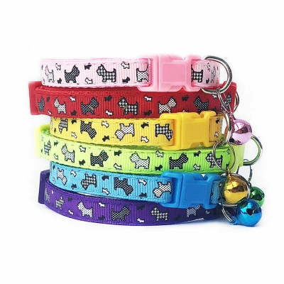 Picture of Puppy Neck Strap Soft For Small Dog Collars Cat Belt - Pink