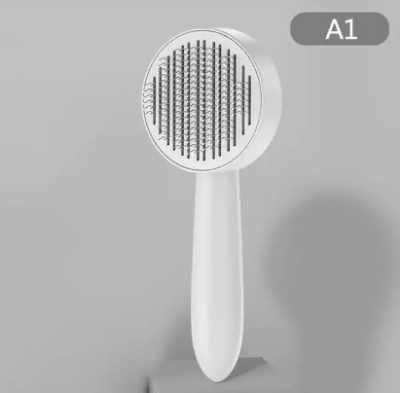 Picture of Cat Brush Pet Comb Self Cleaning Slicker Brush Remove Hair Grooming