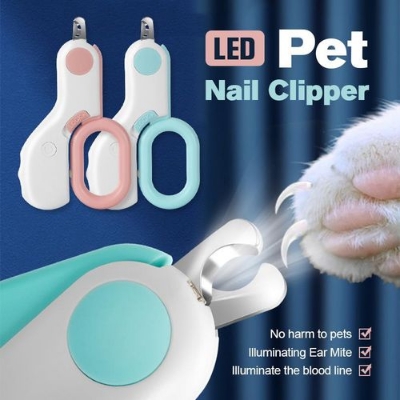 Picture of Professional Cat Nail Clipper Cat Cutter Scissors with Light Pet Nail Clipper for Cat Dog Grooming Claw Scissors Pet Products
