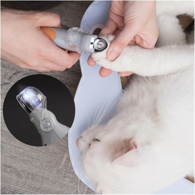 Picture of Professional Cat Nail Clipper Cat Cutter Scissors with Light Pet Nail Clipper for Cat Dog Grooming Claw Scissors Pet Products