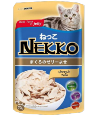 Picture of Nekko Pouch Cat Food Real Tuna In Jelly 70gm