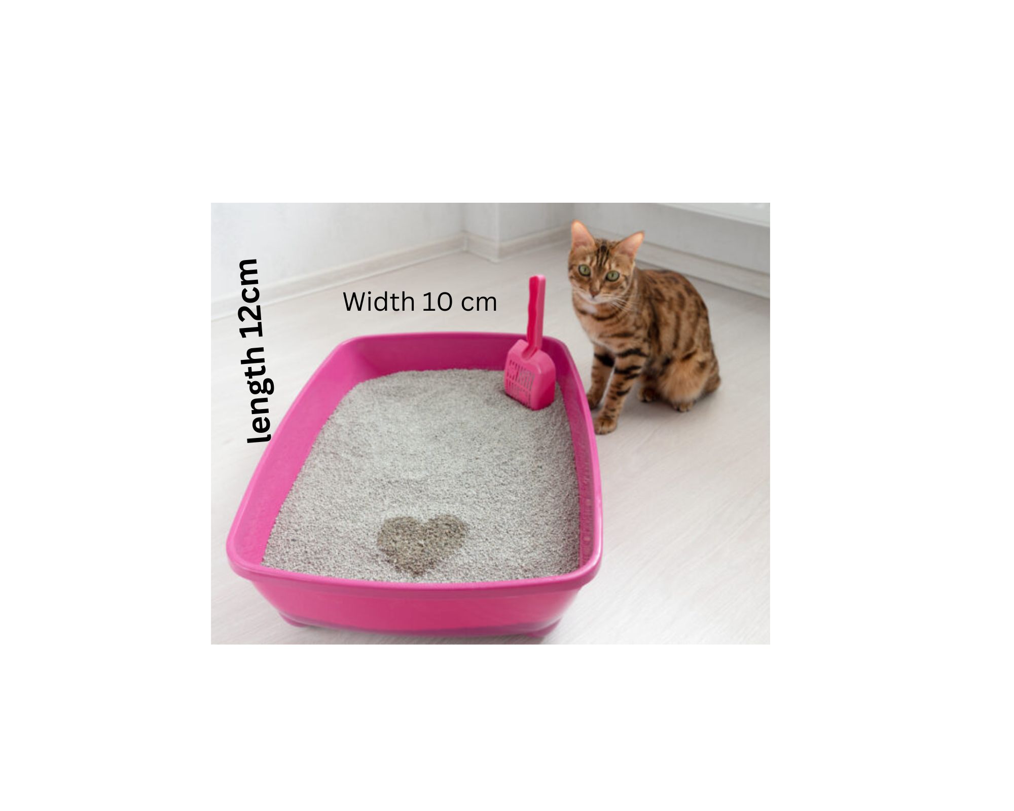 Picture of Cat Litter Box With Scop Small Size-PARTEX