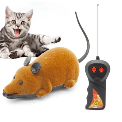 Picture of Pet Cat Toy Wireless Remote Control Mouse Mechanical Motion Electronic Funny Rat Kitten Novelty Pet Supplies Pet Gift Cat Toys Puppy