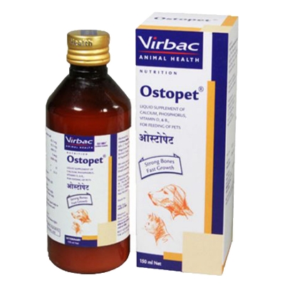 Picture of Virbac Ostopet Liquid Supplement For Pet 150 ml