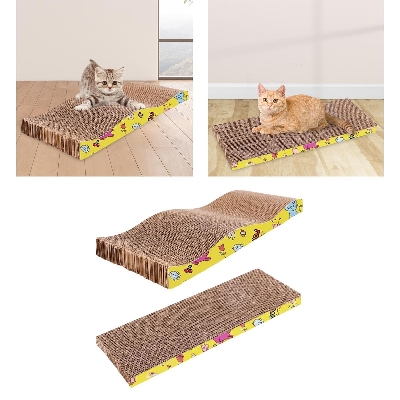 Picture of Cat Scratching Board Mat with Catnip Scratcher for Kitten, Cat & Pet