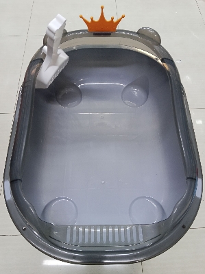 Picture of Extra Large Semi-Enclosed Litter Box for Cats