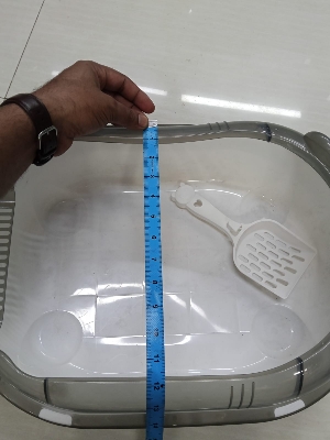 Picture of Extra Large Semi-Enclosed Litter Box for Cats