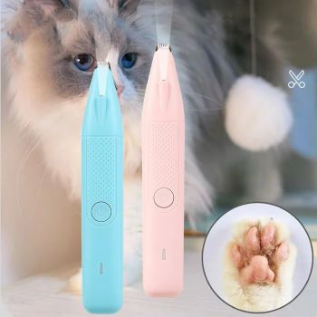 Picture of cat & DogPaw Trimmer, Dog Clippers for Grooming, Cordless Low Noise Small Pet Hair Shaver Dog Clippers - Dog & Cat, Around Face, Paw Pads, Eyes, Ears, Rump