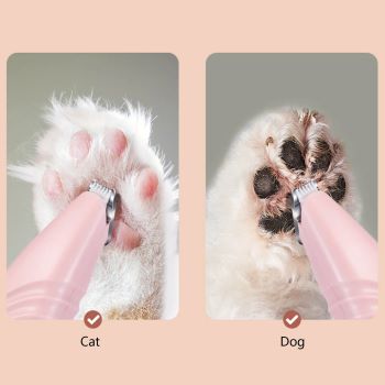 Picture of cat & DogPaw Trimmer, Dog Clippers for Grooming, Cordless Low Noise Small Pet Hair Shaver Dog Clippers - Dog & Cat, Around Face, Paw Pads, Eyes, Ears, Rump