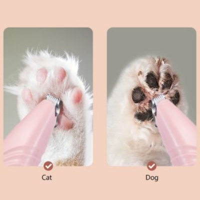 Picture of cat & DogPaw Trimmer, Dog Clippers for Grooming, Cordless Low Noise Small Pet Hair Shaver Dog Clippers - Dog & Cat, Around Face, Paw Pads, Eyes, Ears, Rump