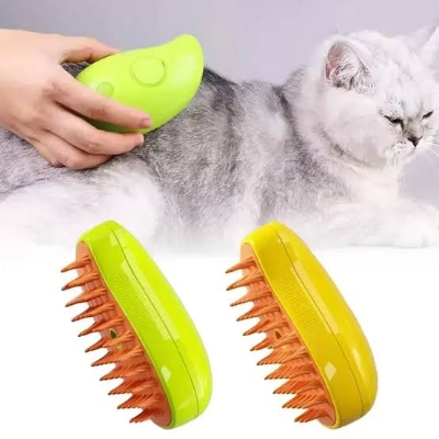 Picture of Cat and Dog Pet Steam Brush Electric Spray Anti-Flying Hair Cat Brushes Pet Grooming Comb Usb Charging Cat Massage Comb Hair Removal Combs Pet Care