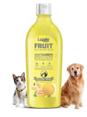 Picture of Lozalo Fruit Cantaloupe Conditioning Shampoo for Dogs & Cats - 200ML