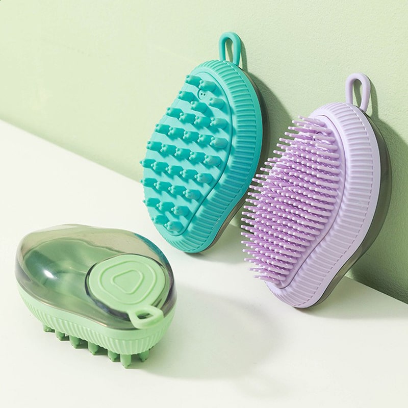 Picture of Mango Type Refillable Pet Bath Brush-Random Color