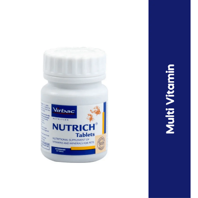 Picture of Virbac Nutrich Tablets for Dogs and Cats 30 tablets