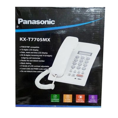 Picture of Panasonic KX-T7705MX Caller ID Landline Telephone set for Tnt and Intercom use