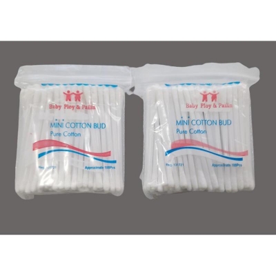 Picture of Cotton Bud Pure Cotton Mini Cotton Swab For Babies and adult -2 packet