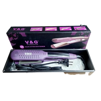 Picture of V&G V3 Professional Fast Warm-up Tourmaline wide Ceramic Heating Plate Thermal Performance Hair Straightener Styling Iron Tools