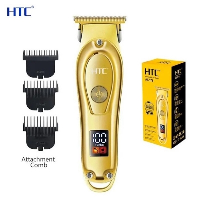Picture of HTC At-176 Digital Display Hair & Beard Trimmer and Hair Clipper for Men
