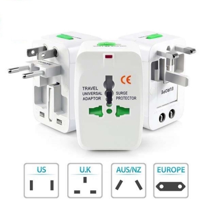 Picture of Universal International All in 1 Travel Adapter Multi Plug Power Socket UK/US/AU/EU/CA converter