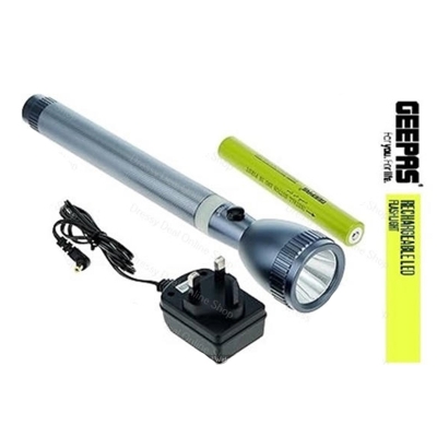 Picture of Geepas GFL3803 Dubai Origin Rechargeable LED Flashlight Lifetime warrenty