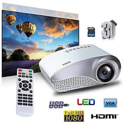 Picture of Mini Projector Model : RD-802B .160 Lumens Direct TV, HDMI, AV, VGA
