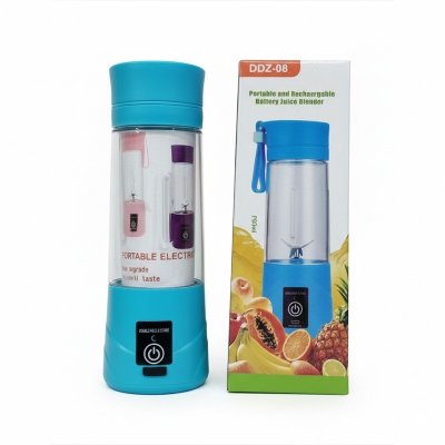 Picture of চার্জিং কেবল সহ পোর্টেবল এবং রিচার্জেবল usb বৈদ্যুতিক স্মার্ট হোম ফ্রুট জুসার ভেজিটেবল জুস মেকার ব্লেন্ডার