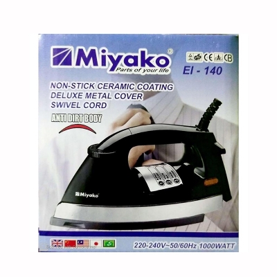 Picture of Miyako Automatic Heavy weight Electric Dry Iron EI-140 with warrenty