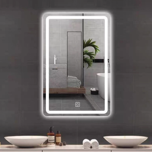 Picture of Premium Quality & Customizable LED Lighting, High Intensity LED Touch Mirror - Rectangle - Copper Free - 18x30 Inch