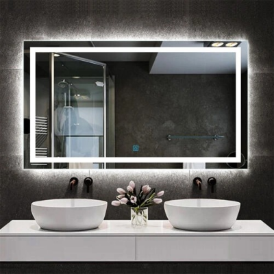 Picture of Premium Quality & Customizable LED Lighting, High Intensity LED Touch Mirror - Rectangle - Copper Free - 24x36 Inch