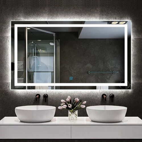 Picture of Premium Quality & Customizable LED Lighting, High Intensity LED Touch Mirror - Rectangle - Copper Free - 24x36 Inch