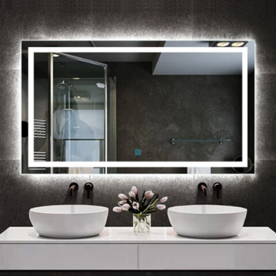 Picture of Premium Quality & Customizable LED Lighting, High Intensity LED Touch Mirror - Rectangle - Copper Free - 24x36 Inch