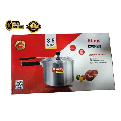 Picture of Kiam Premium 3.5L Pressure Cooker — Perfect for Medium Families