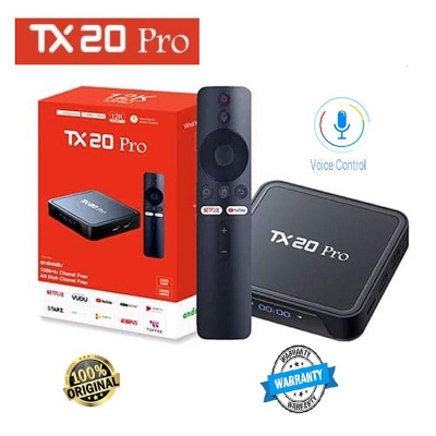 Picture of TX20 Pro 12K ULTRA HD Android Smart TV Box Voice Remote, Bluetooth, Free Dish Channel with Warranty