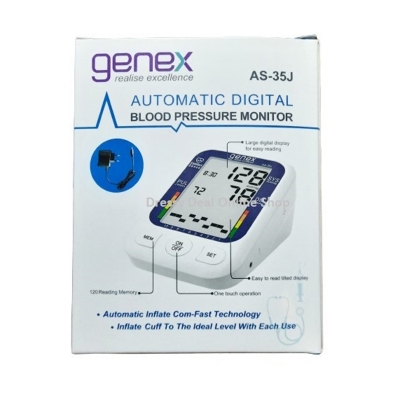 Picture of Genex Auto Digital Blood Pressure Monitor – Smart, Accurate & Reliable Health Partner!
