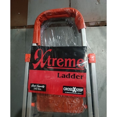 Picture of Extreme 6 steps Aluminium Ladder /Medium quality/ Muliti purpose use/ Home and Office  (Orange)