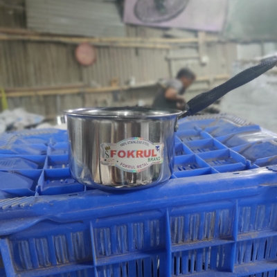 Picture of Stainless Steel sma Tea Pot/ Milkcan/ Tea pan/ High Quality for gas and electric stove  (Silver)