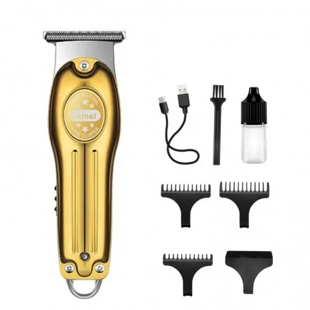 Picture of Kemei km-678 Hot Selling Lcd Digital Display Usb Charging Metal Body Professional Electric Hair Clipper at