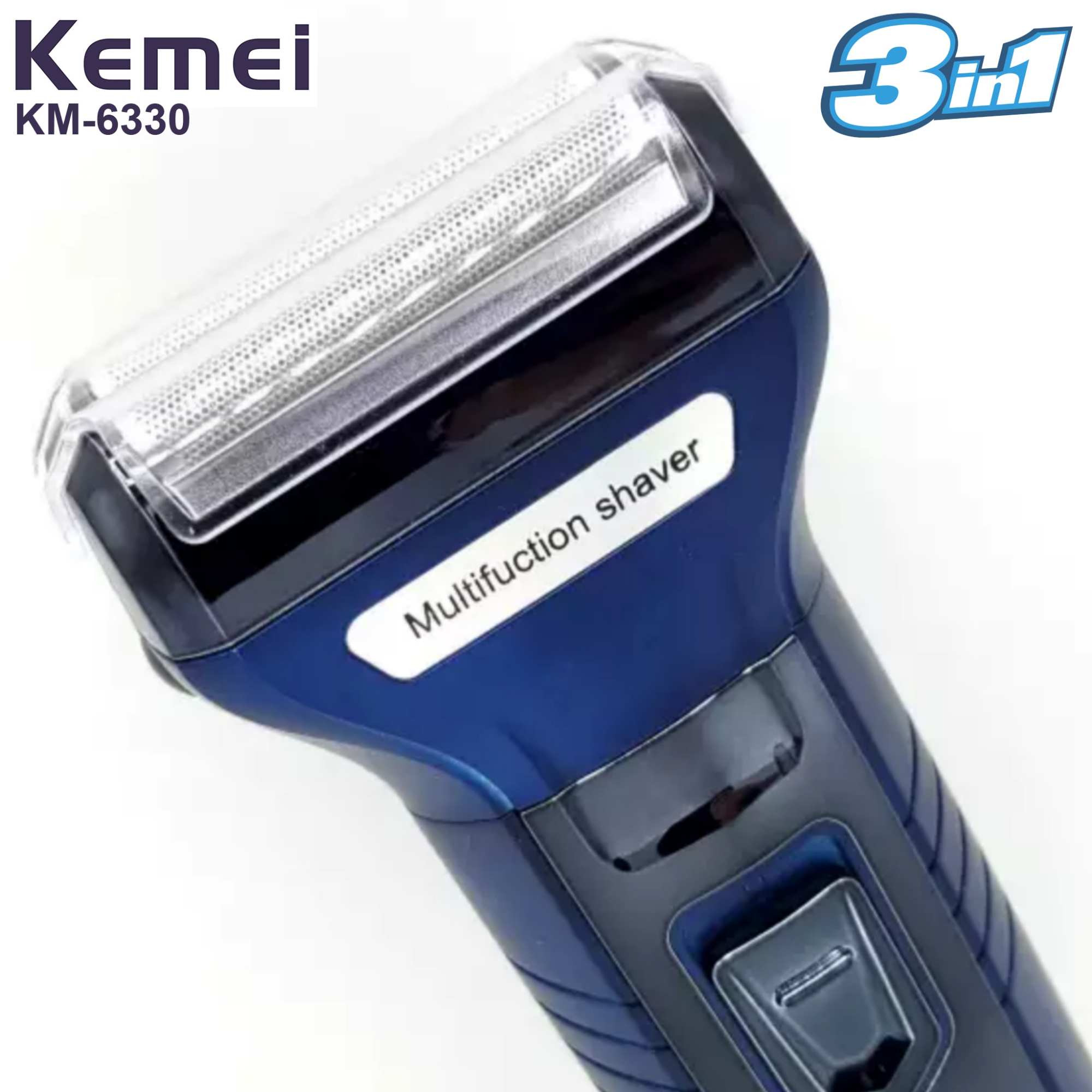 Picture of Kemei KM-6330 3 In 1 Professional Hair Trimmer Super Grooming Kit Shaver Clipper Nose Trimmer