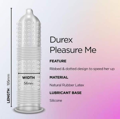 Picture of Durex - Pleasure Me Condom - Combo Packs 3 Packs - 9pcs