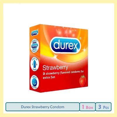 Picture of Durex - Strawberry Condom One Packs - 3pcs