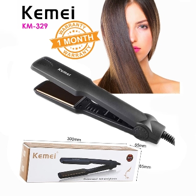 Picture of Kemei KM-329 Professional Hair Straightener - Black