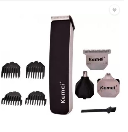 Picture of Kemei Km-3580 Multi-Functional Titanium 4 In 1 Professional Hair Beard Clipper Trimmer For Men and Women