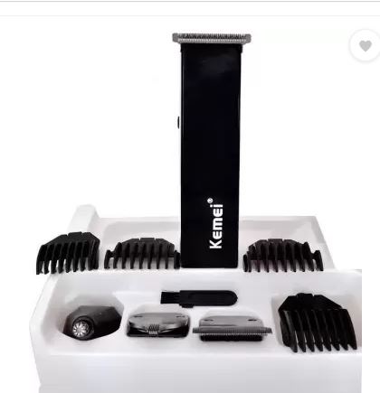 Picture of Kemei Km-3580 Multi-Functional Titanium 4 In 1 Professional Hair Beard Clipper Trimmer For Men and Women
